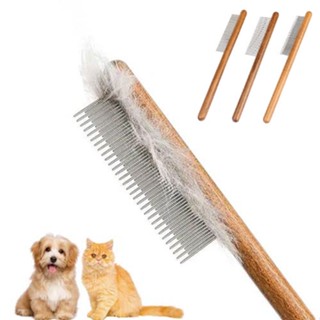 Premium Cat comb dog comb Solid Wood Pet Comb Grooming Tool for Cats Dogs rabbits