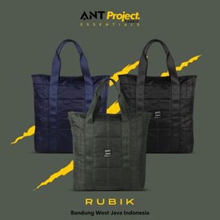 Ant PROJECT - Rubik's Laptop Slot Tote Bag - Unisex Jing Jing Bag