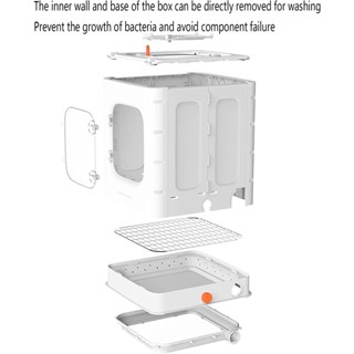 REDMINUT 62L Smart Pet Water Blower Dryers Machine Puppy and cat Dryer Cage Pet Drying Box  Pet Cat Grooming Drying Box Household Dog Dryer Animal Hair Bathing Blower Machine #5