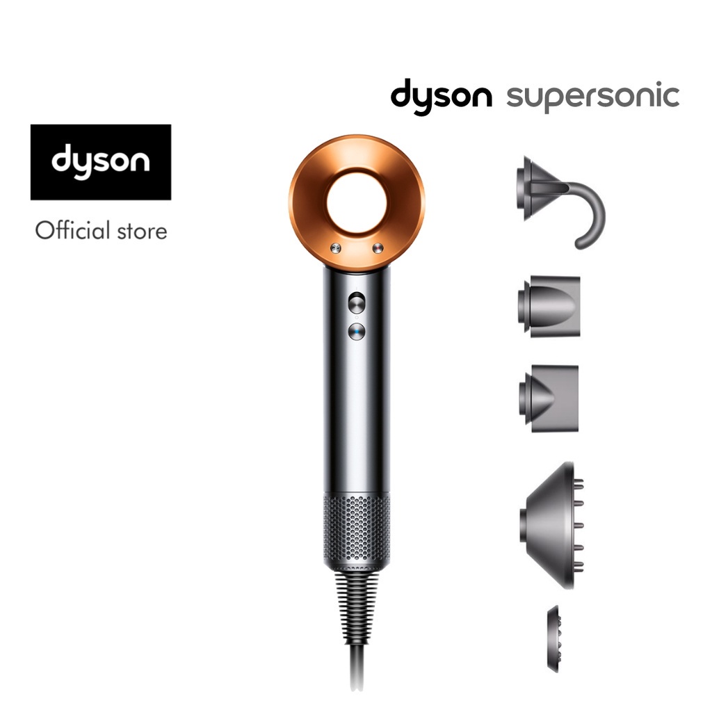 Dyson Supersonic ™ Hair Dryer (Nickel/Copper) with Flyaway Attachment |  Shopee Singapore