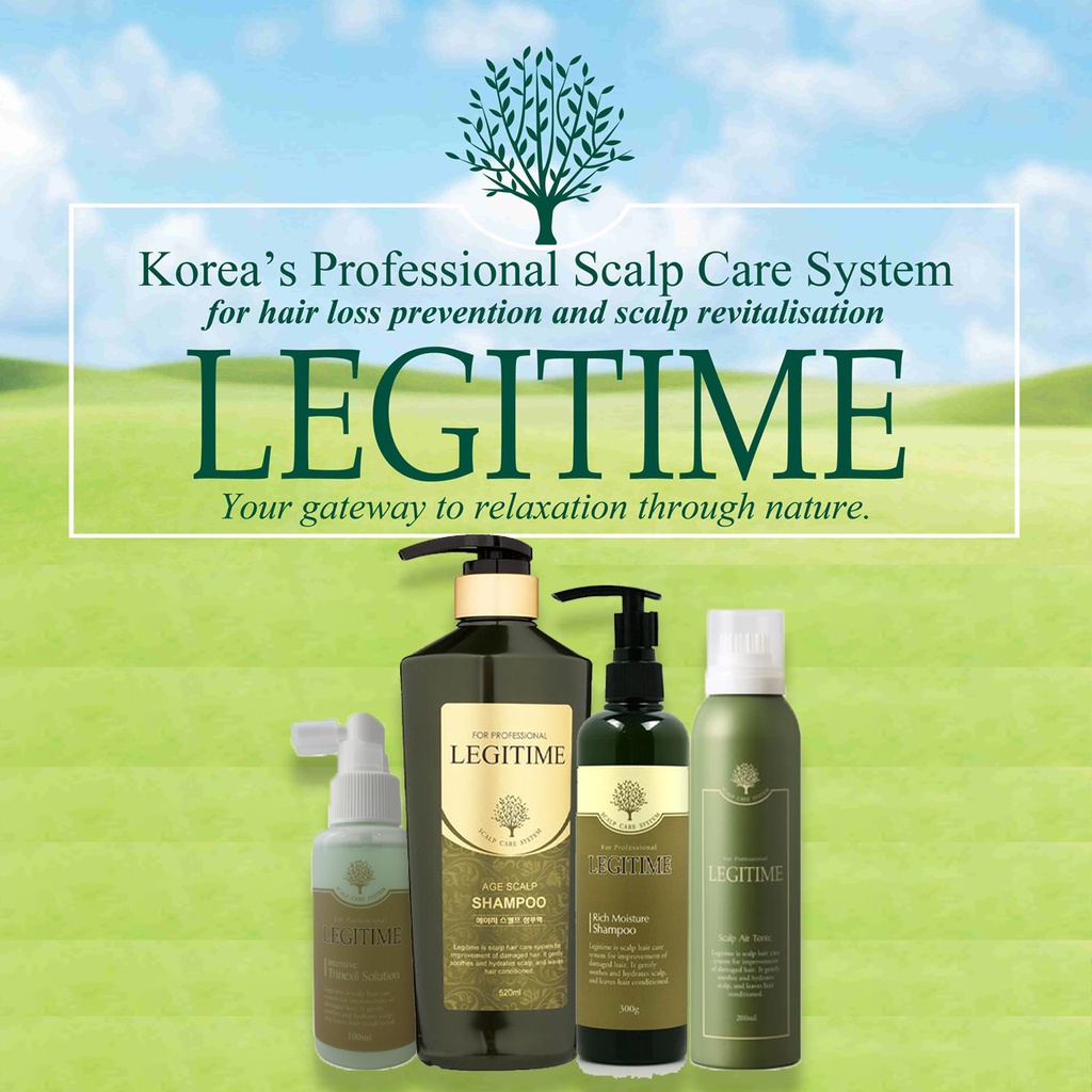KOREAN [LEGITIME] Anti Hair Loss Age Scalp Care Shampoo / Hair Tonic