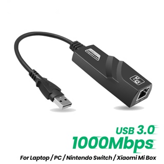 USB 2.0/USB 3.0 to RJ45 Ethernet LAN Network Card Adapter High Speed 100M /1000Mbps for PC Laptop TV Box
