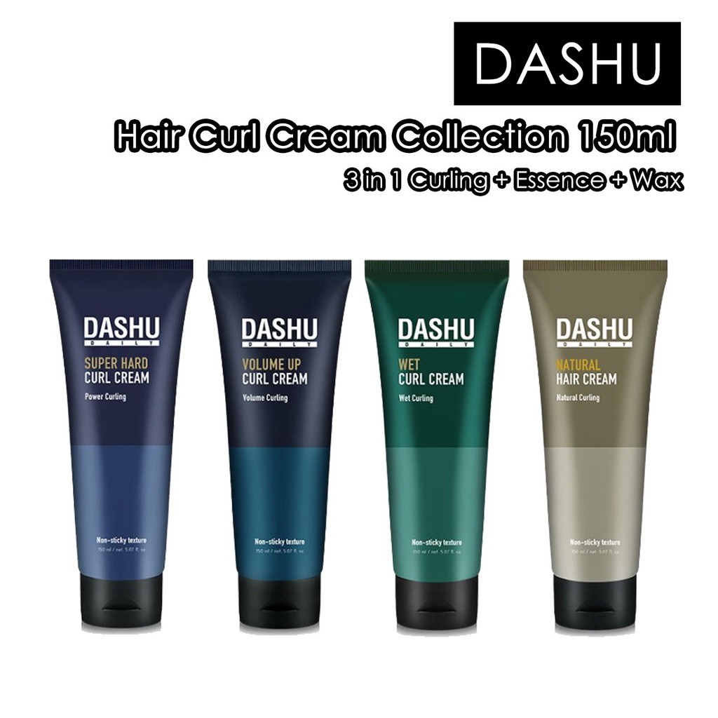 [DASHU] Hair Curl Cream Collection 4Type (150ml) / Volume up / Super ...