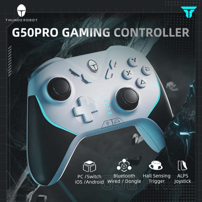 Thunderobot G50 Pro Gamepad Controller 2.4G Wireless/Wired/Bluetooth 3 Modes Xboxlike Hall