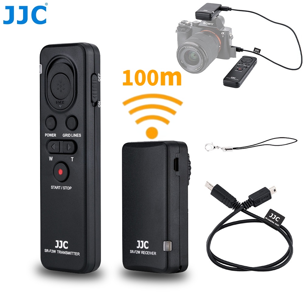 JJC RMTVP1K 100m Long Distance Radio Wireless Remote Control for Sony