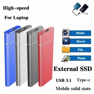 Portable High-speed External Solid State Drive 1TB 2TB 64TB 128TB SSD Mobile Storage Device USB3.1 Hard Drive for Laptops Computer