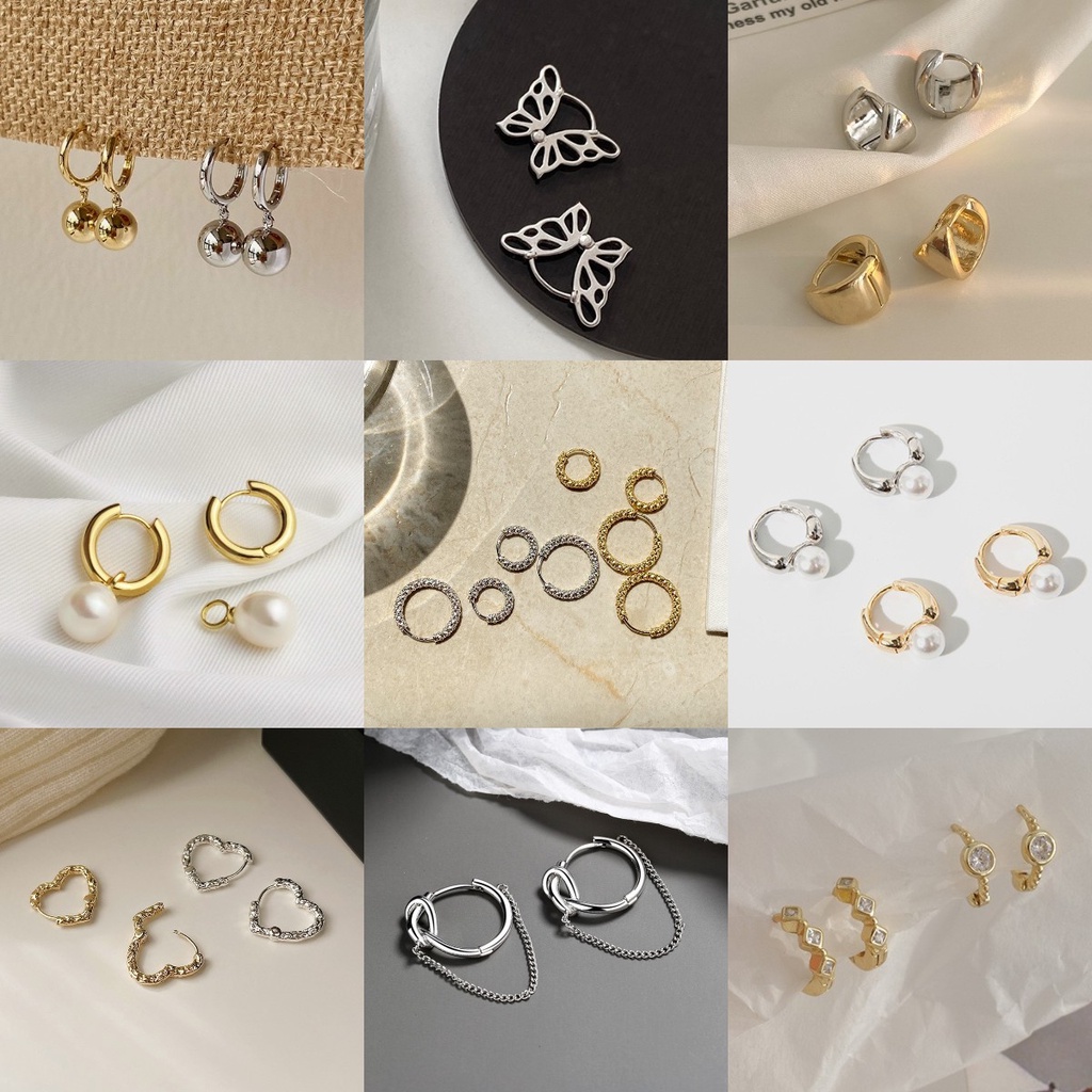 Love2Self New Gold / Silver Hoop Earrings Collection for Women 2023 New