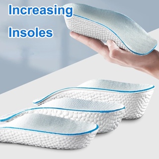 Height Increase Insole / High Elastic Breathable Heighten Lifter / Unisex Heel Lifting Inserts Pads