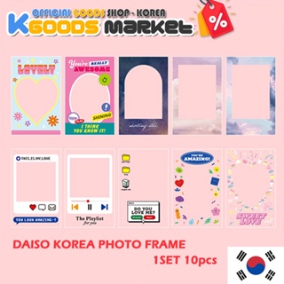 Daiso Korea Photo Frame 1set 10pcs #0