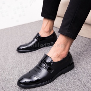 Handsome Leather Men Formal Shoes Monk Strap Dress Wedding Business KL3331 ZGFM #3