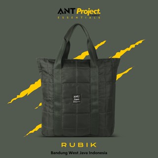 Ant PROJECT - Rubik's Laptop Slot Tote Bag - Unisex Jing Jing Bag