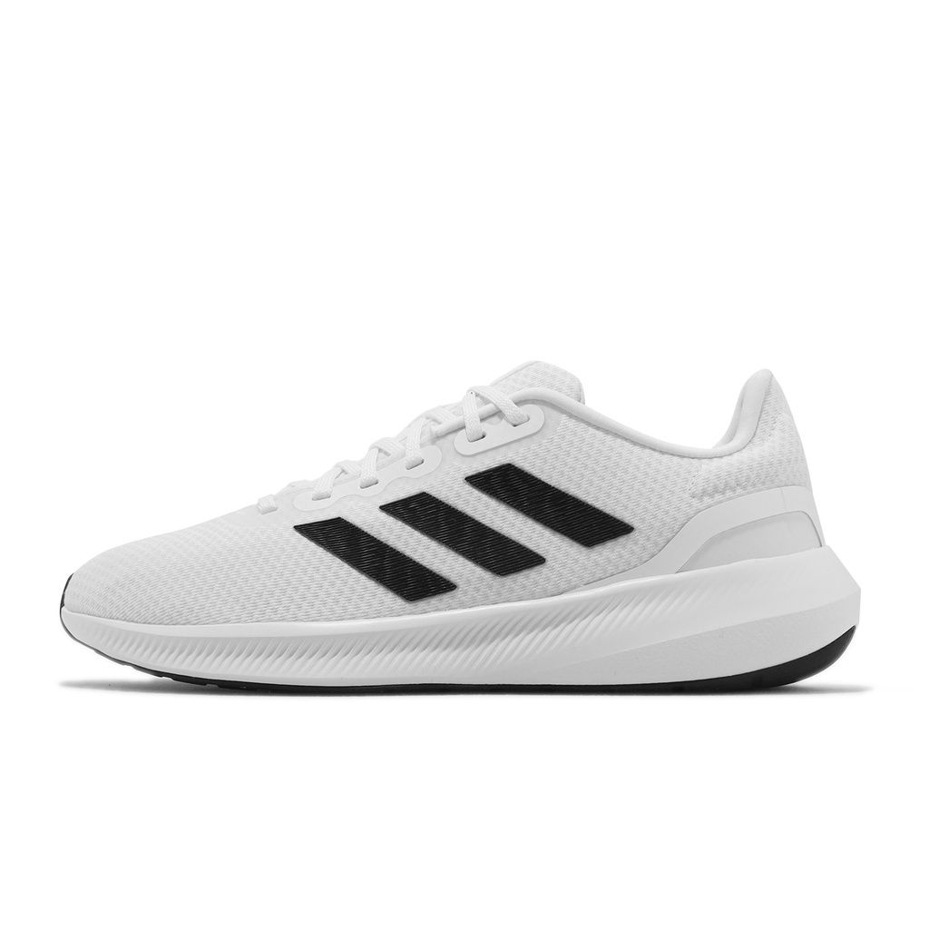 adidas Jogging Shoes Runfalcon 3.0 White Black Road Running Men's Basic ...