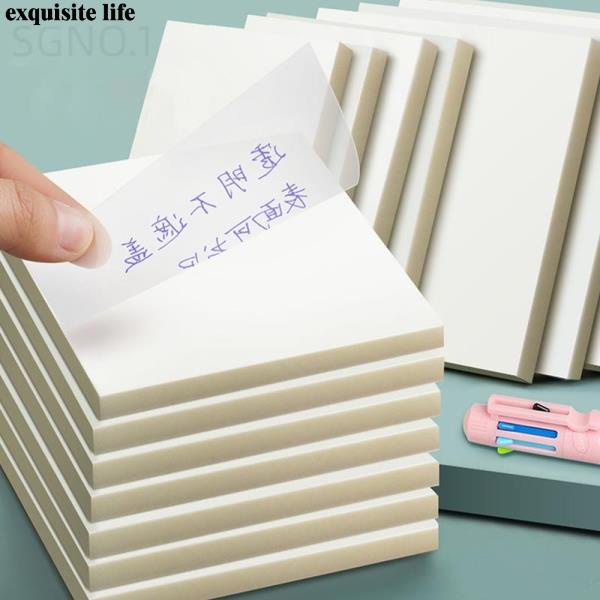 Transparent Sticky Notes Waterproof & Clear Post-it Notes Memo Pad ...