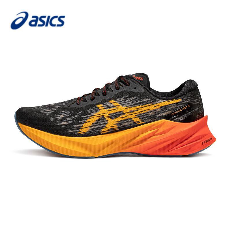 ASICS men's shoes professional running shoes NOVABLAST 3 breathable rebound  shock-absorbing sneakers 1011B458-001 long-distance running shoes | Shopee  Singapore