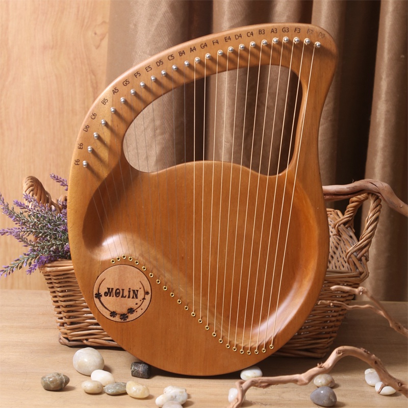 【PH Ready Stock/COD】lyre 24-string beginner lyre 24-string harp lyre small portable musical instrume