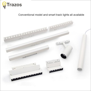 Smart White Recessed Magnetic Track Lights Dimmable 48V Surface mounted Magnetic Track Rail System Indoor Track Lights Spotlight #1