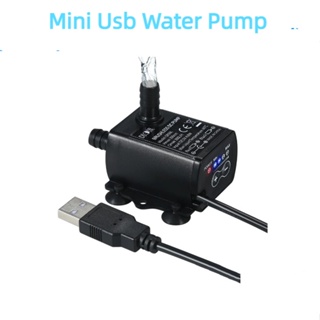 DECDEAL USB Brushless Water Pump Ultra-quiet Mini DC5V Mini Water Oil Pump Waterproof Submersible Fountain Pump Aquarium Circulating 120L/H 1.2W Lift 3.28ft
