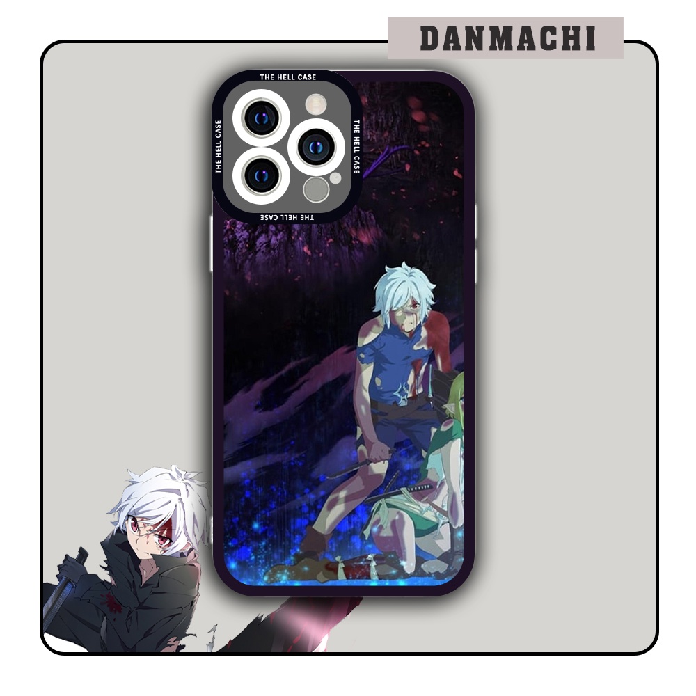 Ốp iphone cạnh vuông Thehellcase Bell Cranel Danmachi 6/6s/7/7plus/8/8plus/x/xr/xs/11/12/13/pro/plus