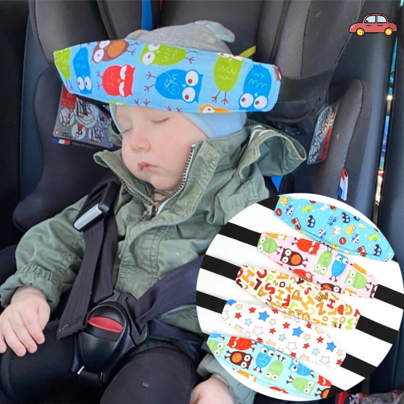 Car Seat Fixing Band Baby Head Support Holder / Sleeping Belt