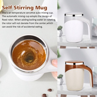 Automatic Stainless Steel Magnetic / Mixer / Coffee Mug With Temperature Difference