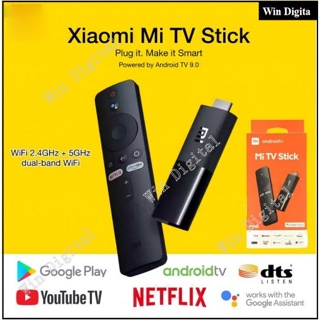 Xiaomi Mi TV Stick Global Version Android TV 9.0 4-core 1080P HD Dual Decoding 1GB RAM 8GB Google Assistant Netflix Wifi