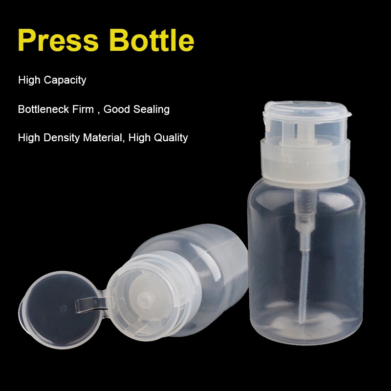 Dung Tích 200ml Chai Trống Sơn Móng Tay Tẩy Bấm Chai Lquid Đóng Chai Chất Lỏng Chống Rò Rỉ Bền Có Khóa Móng Tay Phụ Kiện Nghệ Thuật Dụng Cụ & Thiết Bị Làm Móng Tay