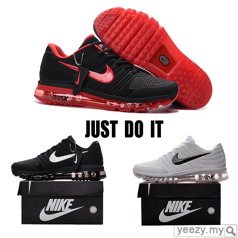 Brand plus size 36-47 couple Airmax sport jogging shoes men unisex shoes ni  ke Air Max 2017 bmfx | Shopee Singapore