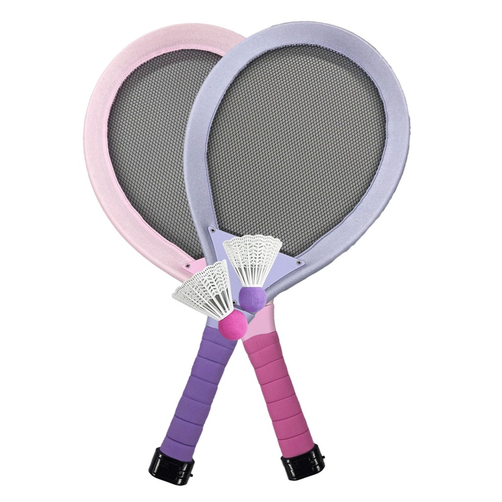 Japan LED Luminous Badminton Racket Set Ball Childrens Flashing Parent-Child Toys Shopee Singapore