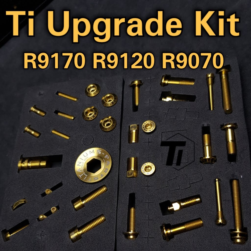 Titanium Upgrade Kit for Shimano R9170 R9120 R9070 Groupset Dura Ace