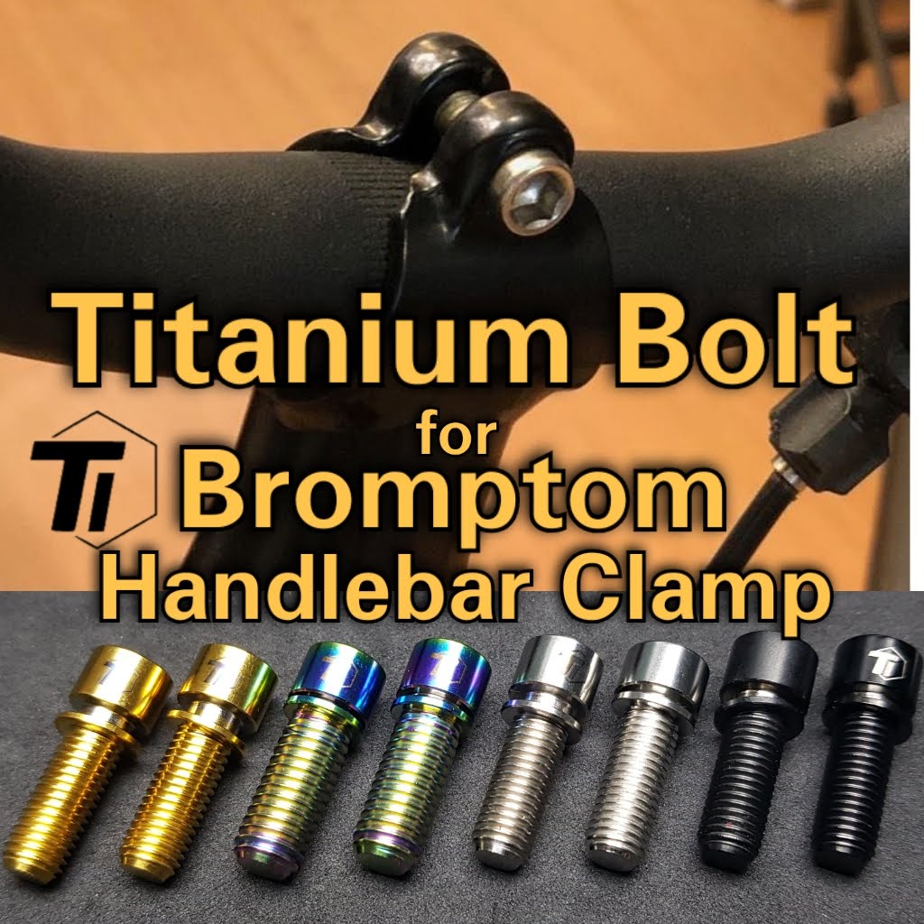 Titanium Bolt for Brompton Handlebar Clamp Steerer T Line Pikes 3six Ti Parts Titanium