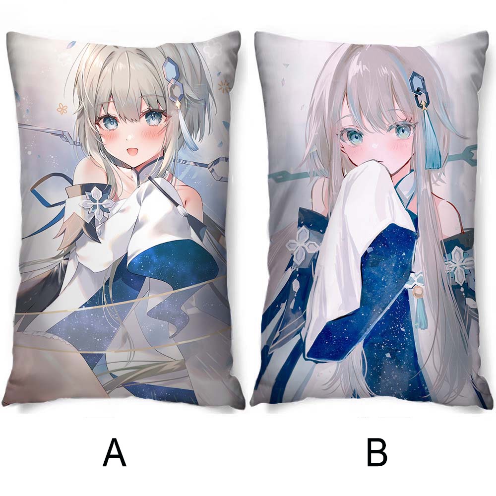 Vỏ Gối Hình Chữ Nhật In Hình Nhân Vật Game Genshin Va Chạm Guizhong Loli