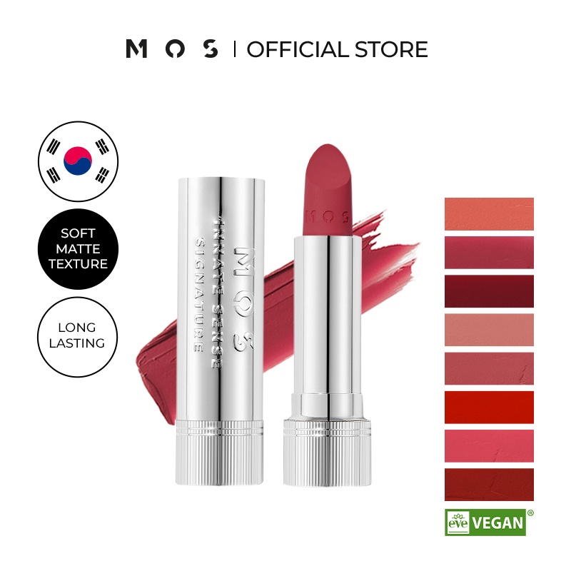 MOS] Air Matte Vegan Rouge 0.11 oz / Matte Texture Lipsticks with