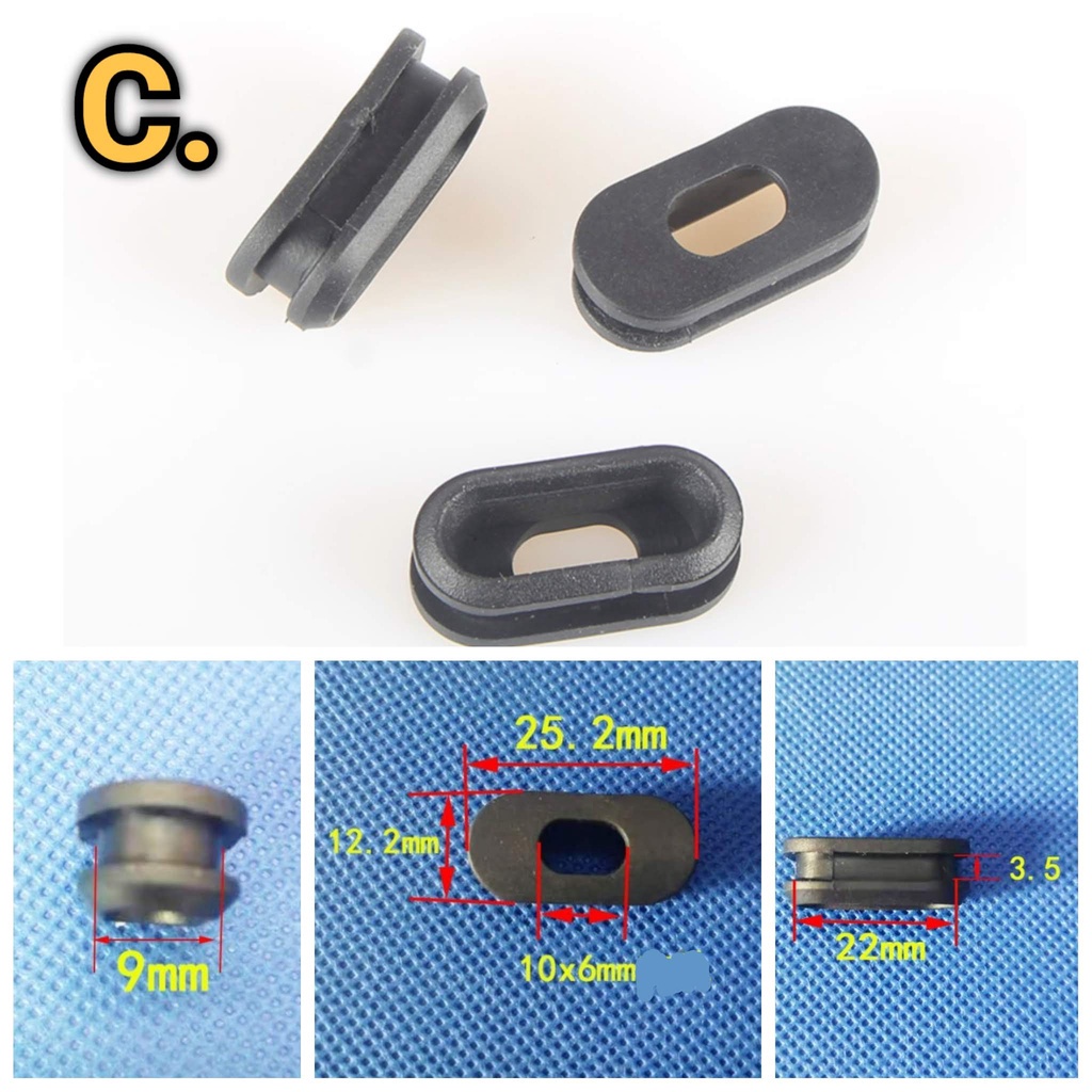 Bike Frame Soft Rubber Seal Cover Di2 Brake Shifter Cable Guide Ro Ti Parts Titanium