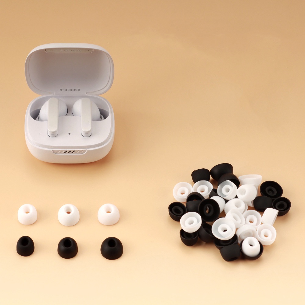 Đầu Bọc Tai Nghe Bằng Silicon Mềm Co Giãn Thay Thế Cho JBL WAVE 200 Beam T230 T130 NC Live Pro + TWS