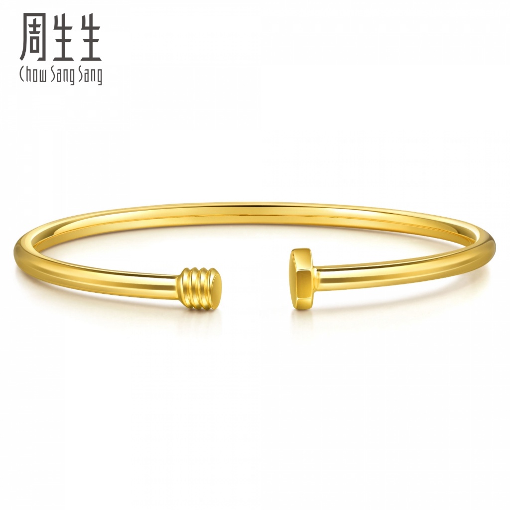 新品未使用品 Chow SangSang 周生生 24 k ブレスレット - ブレスレット