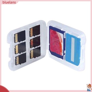 BL| Multifunctional Clear Micro SD TF SDHC MSPD Memory Card Storage Box Holder Case