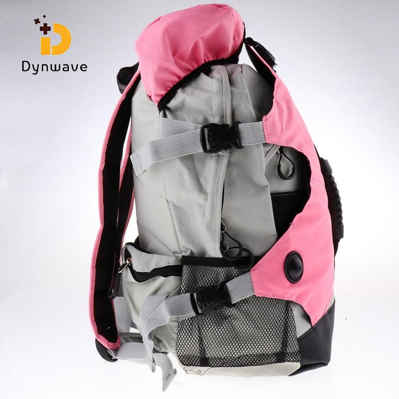 [Thássia Sport Store] Roller Skates Backpack Sports Ice Skates Storage Bag Pink