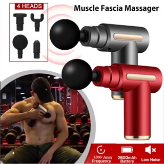 New Massage Gun Deep Tissue Percussion Muscle Massager Pain Relief Fascia Gun Electric Full Body Massager BX720