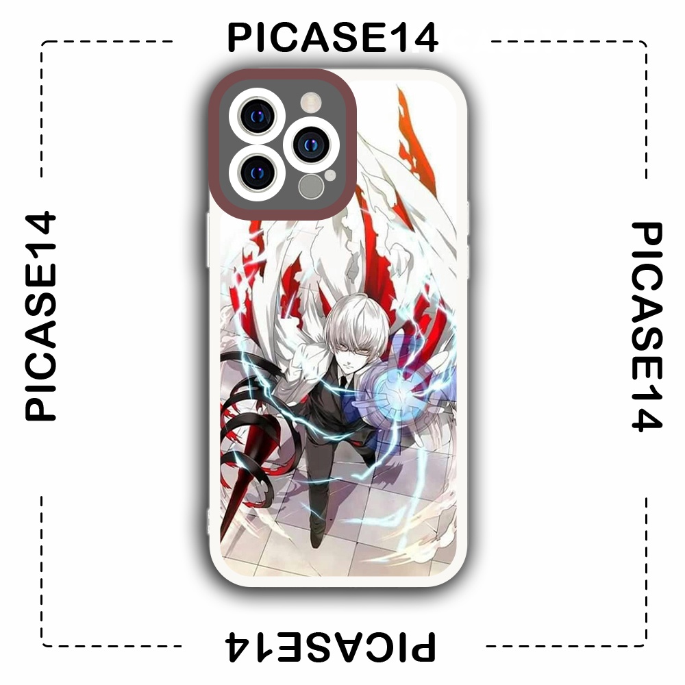 Ốp iphone cạnh vuông Picase14 arima kishou tokyo ghoul 6/6s/7plus/8plus/x/xr/xs/11/12/13/pro/max/plu