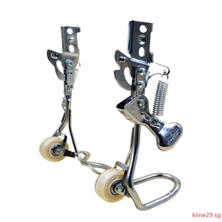 【In stock】Electric Car Battery Car Rear Support Double Support Bicycle Clip Eyes Double Open Bike Stays Universal/Bike Kick stand Road / Bike Parking Racks Kickstand / Cycling Side Stand Foot Support kline29.sg