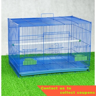 🧸Metal Bird Cage Free Shipping Large Parrot Cage Lovesickness Bird Cage Eight GE Cage Pigoen Cage Rabbit Cage Bird Nest