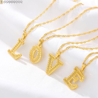 Gold chain with hot sale a letter