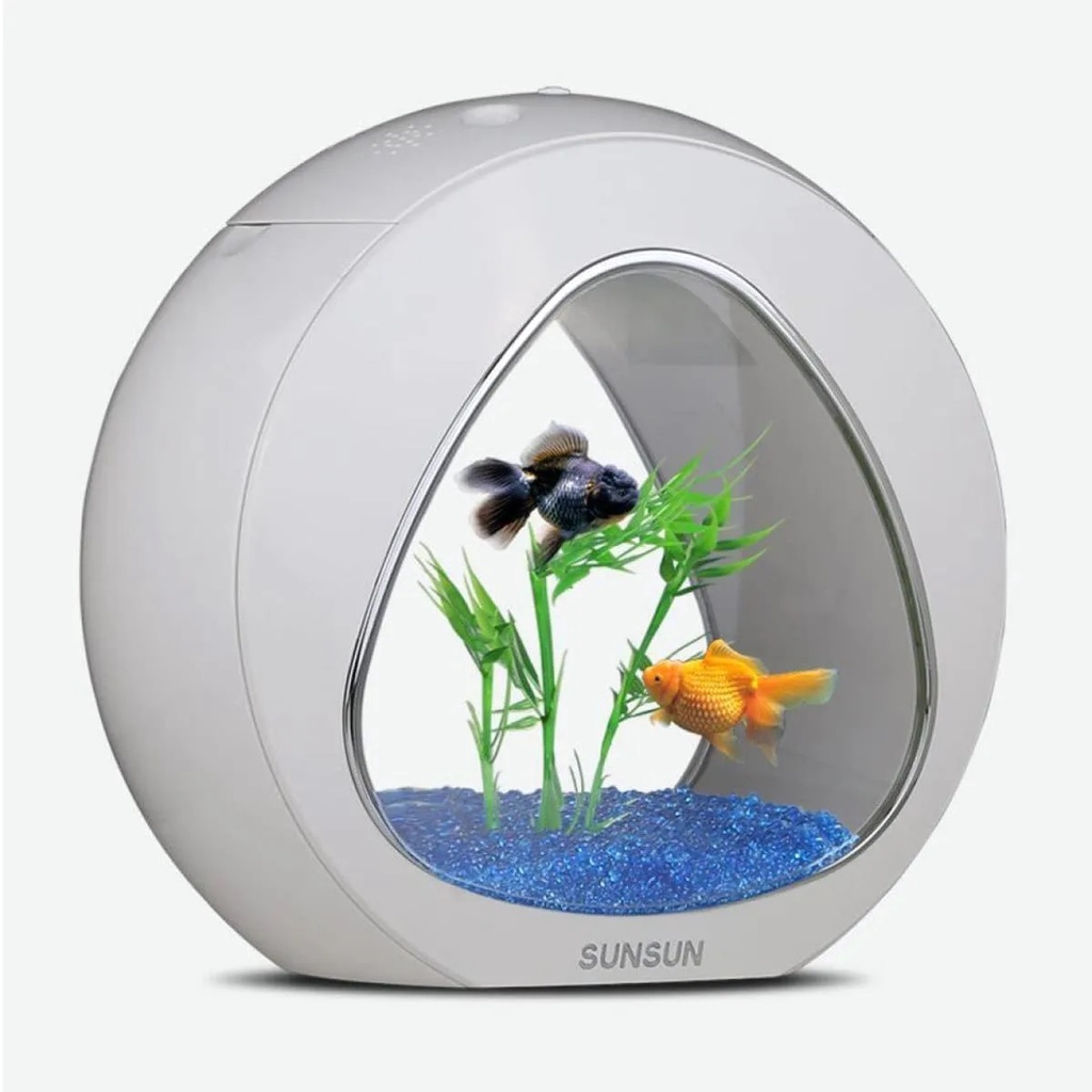 Aquário Beteira 4L Plug and Play com Filtro e Luminária Led  YA-01 Sunsun