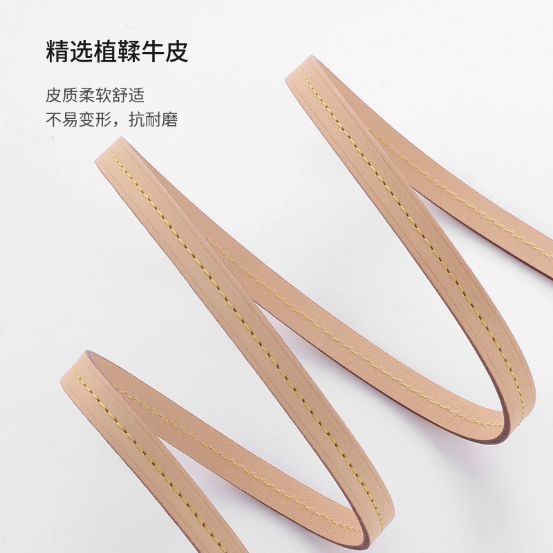 Luxury Care Ingenuity Workshop lv Presbyopic Mahjong Bag Shoulder Strap  Modified Vegetable Tanned Leather Color-changing Genuine