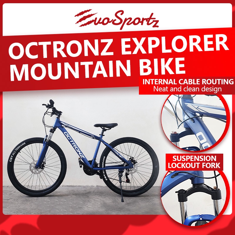Octronz eXplorer Mountain Bike | Shimano MTB Bicycle 26 Inch 27 Inch