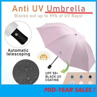 Umbrella Automatic Manual Black Glue Sunscreen Umbrella Sun UV Block Umbrella Christmas Xmas Gift Gifts Presents
