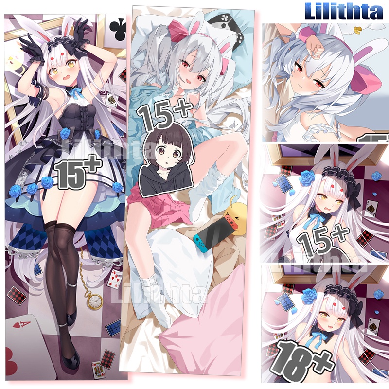 Vỏ Gối In Hình Nhân Vật Hoạt Hình Anime Azur Lane Shimakaze Và Laffey Azure Lane