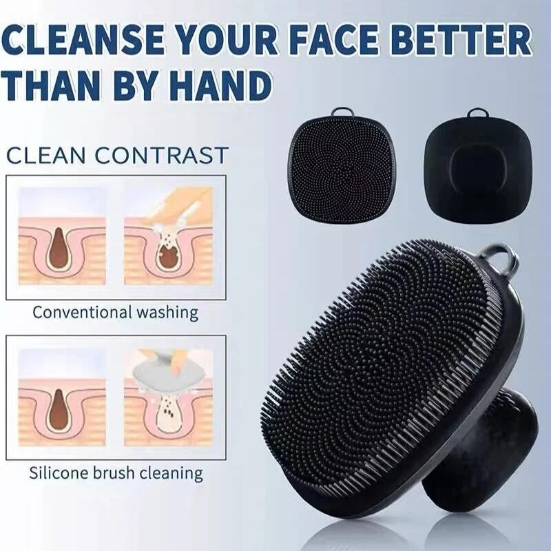 Soft Silicone Face Scrubber for Men and Women Facial Cleansing Brush Face Wash Brush Manual Cleansing Skin Care Face Brushes