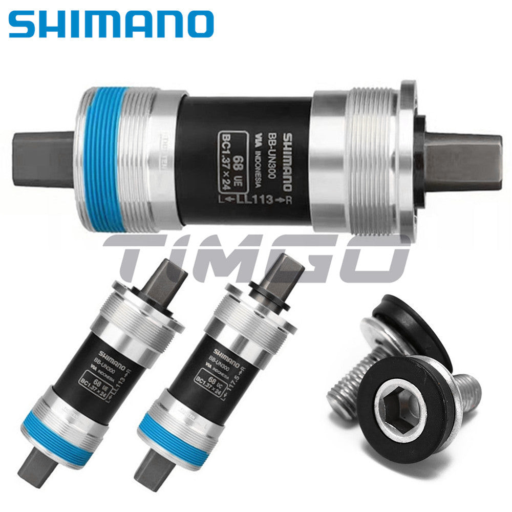 Shimano BB-UN300 MTB Xe Đạp Đường Bộ Kín Đáy Chân Đế Vuông Côn BSA 68x113 / 117.5 / 123mm