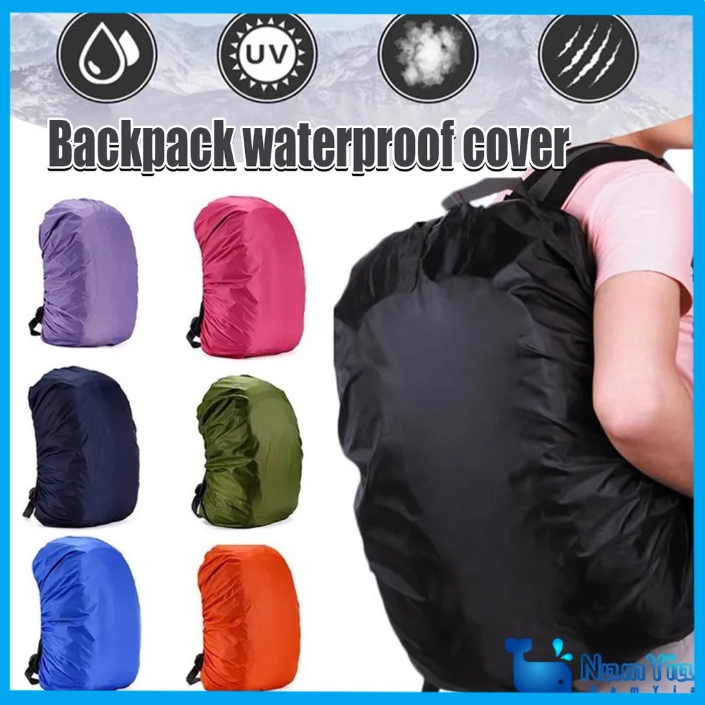 35L Rain Cover For Backpack Waterproof Bag Outdoor Camping Hiking Climbing Dust Raincover (COD)